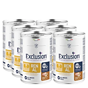 Exclusion Renal Pork & Sorghum & Rice All Breed konzerv 6x400g